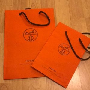 Hermès Shopping Bags (small and medium)